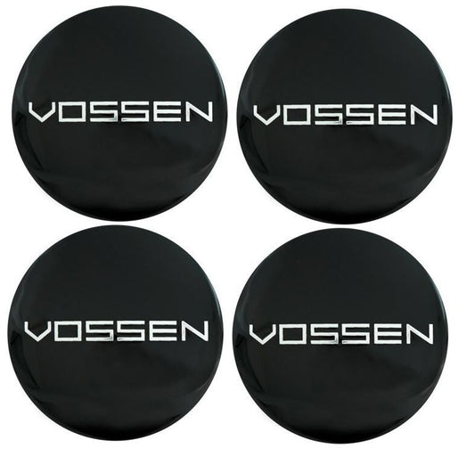 All Black 4x56mm Vossen Wheel Center Sticker, Rim Sticker, Edge Sticker, Logo