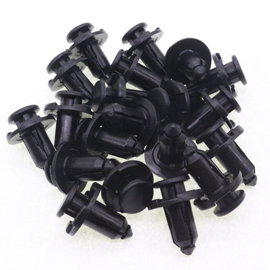 15 bumper, hood, fender, and grille clips with 10mm holes for Subaru 909140007