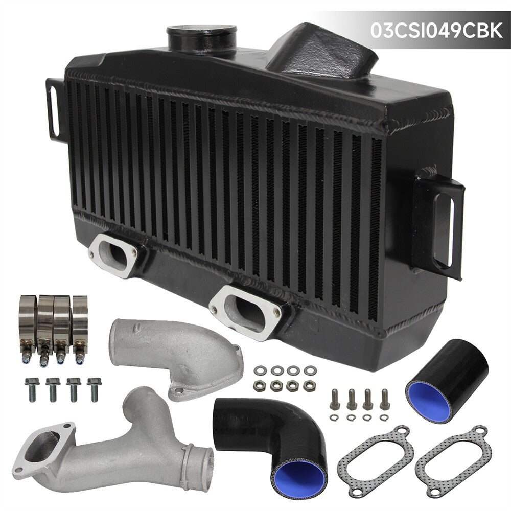 Top Mount Intercooler Kit Y Pipe For 2008+ for Subaru WRX STI EJ257 EJ255 2.5L BK