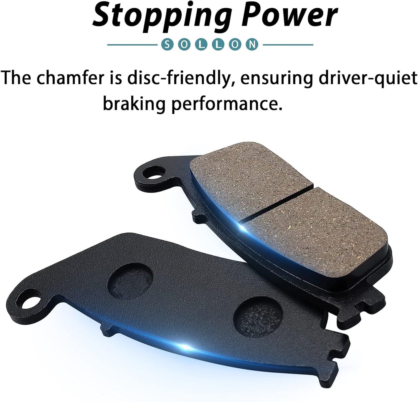 FR Brake Pads for Kawasaki 800 650 KLE650 KLE 650 2015 for Honda CBR250R