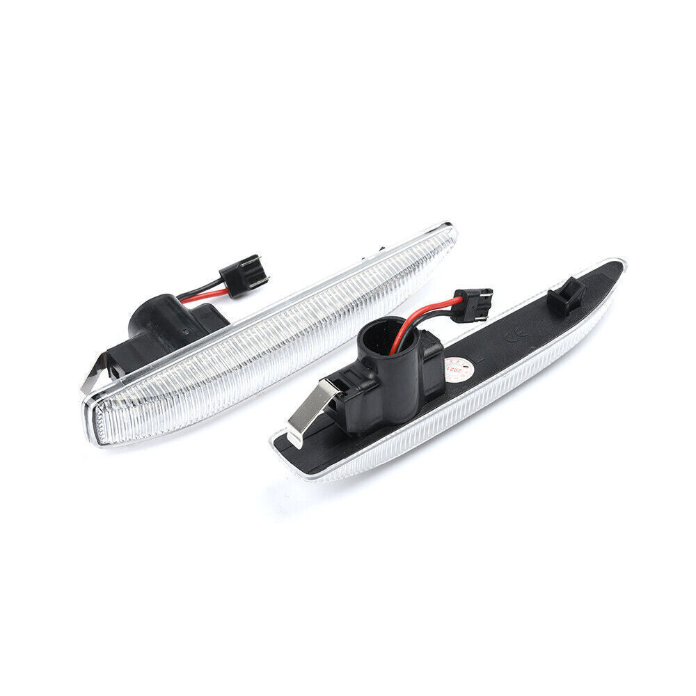 For 2002-08 for BMW E65 E66 745i 750i 760i LED Front Side Marker Signal Lights Clear