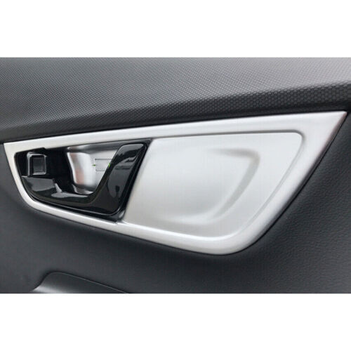 for Hyundai Kona 2018-2022 Matte Silver Interior Door Handle Molding Cover Trims