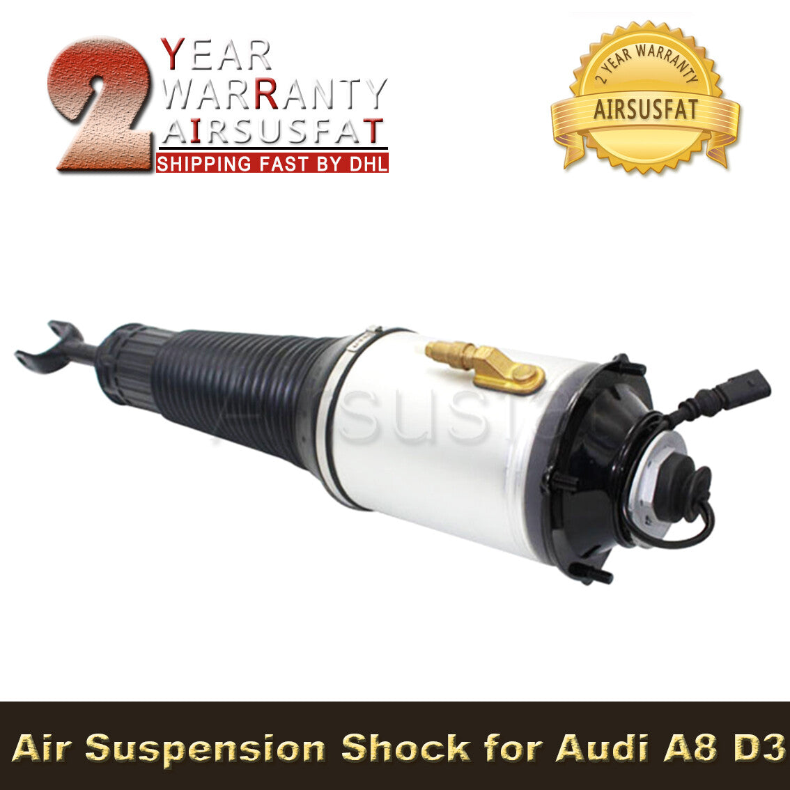 Front R/L Air Suspension Strut Shock for Audi for A8 D3 4E 4E0616039AF 4E0616040 New