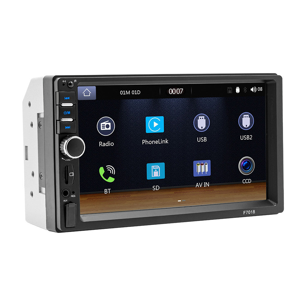 7in Double 2 DIN Car Stereo Radio Bluetooth TF USB AUX-In FM Video MP5 Player
