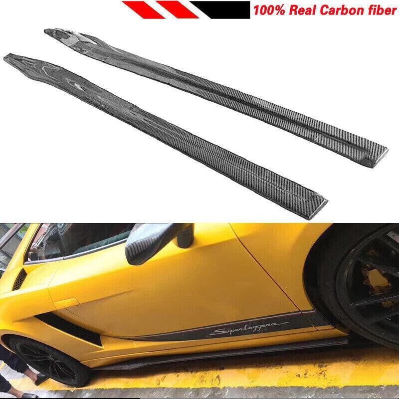 Carbon fiber side skirt kit for Lamborghini Gallardo LP540 LP550 LP560 LP570