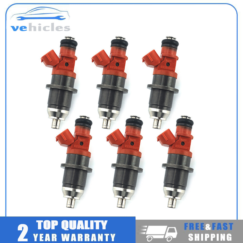 6 fuel injectors for Yamaha HPDI 150-200 outboard motor (Hewlett-Packard E7T25071 68F-13761-00-00)