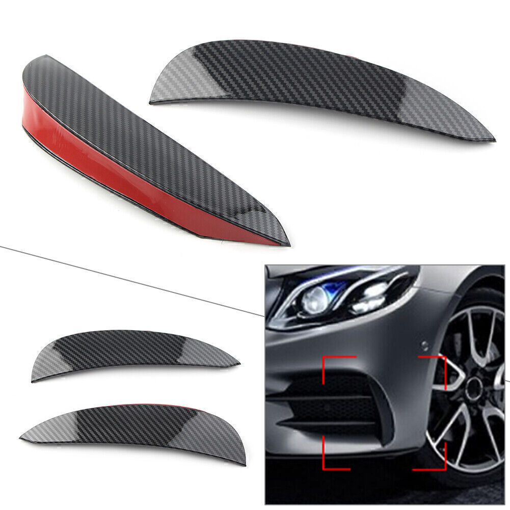 for Mercedes Benz E W213 Sport Front Bumper Spoiler Side Fog Light Canard