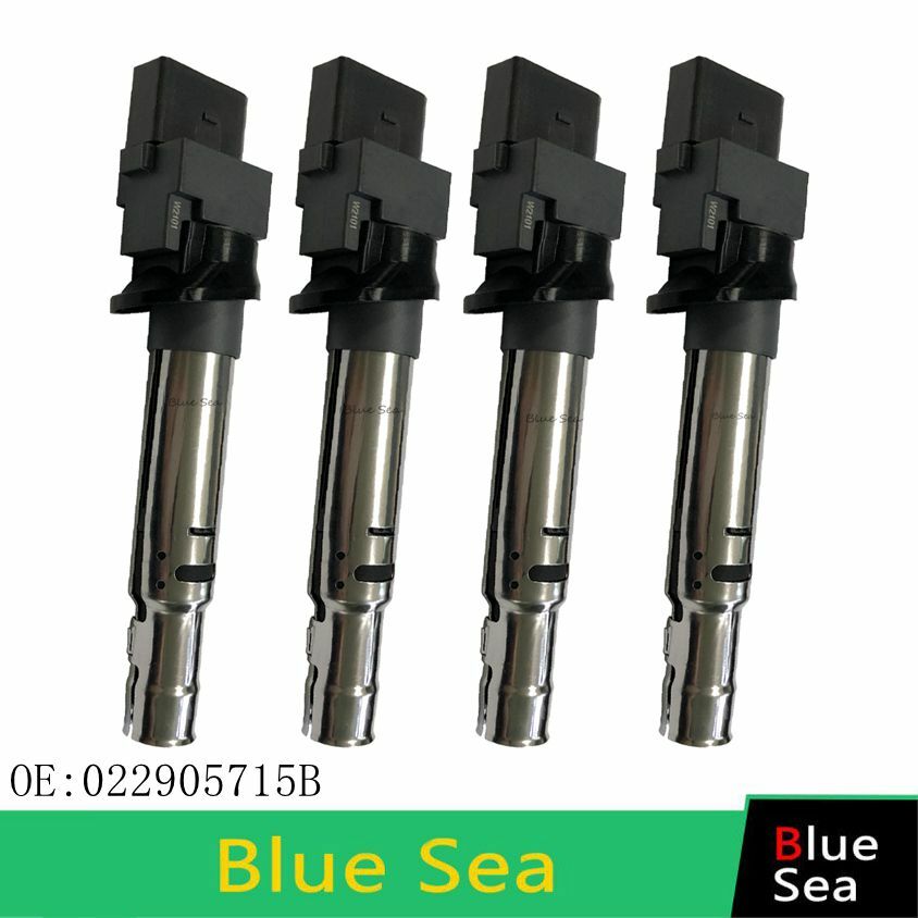 x 4 Ignition Coils GENUINE for Audi A3 TT Q 3.2 for VW for Passat Eos for Golf CC 3.6L
