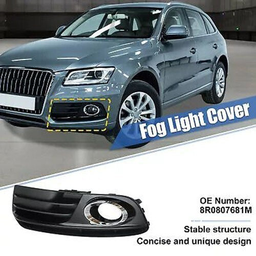 8R0807681M Front left driver's side fog light grille cover trim for Audi Q5 8R0