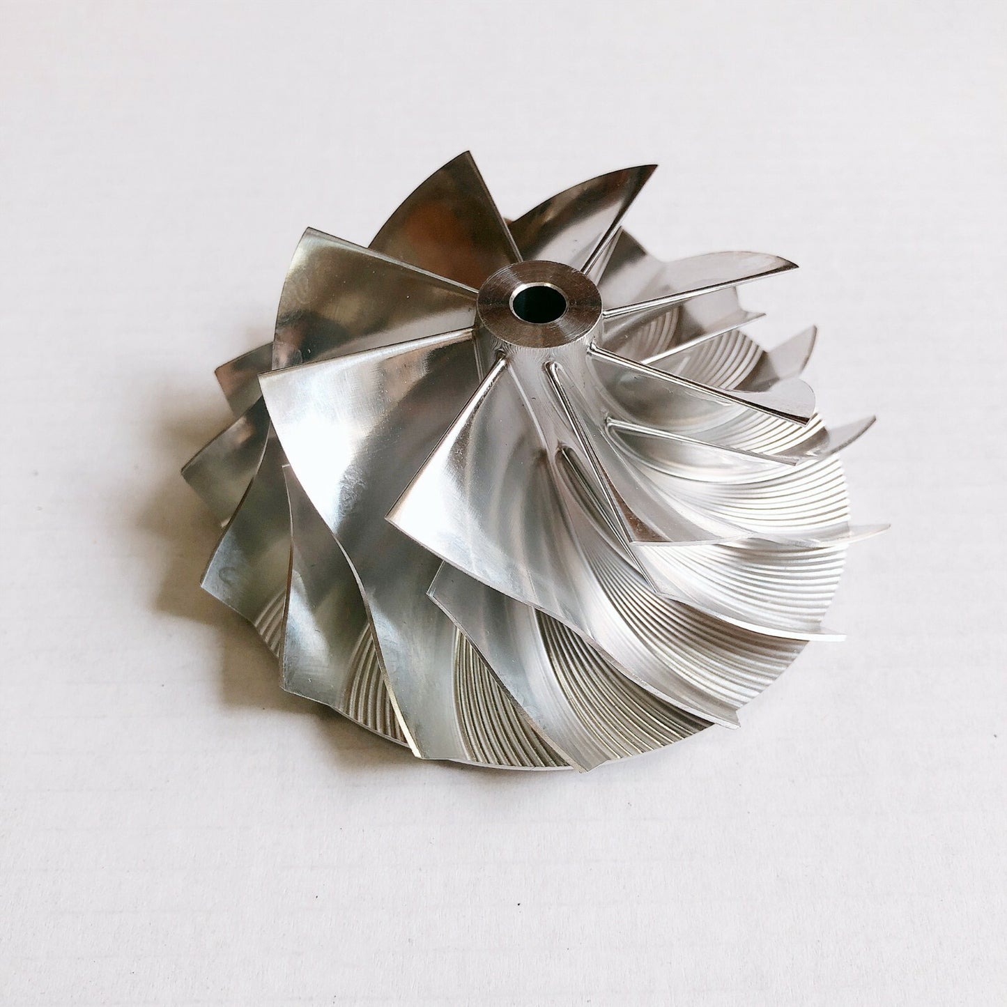 K24 5800/75.00 mm 8+8 blade high-performance turbine blank compressor wheel