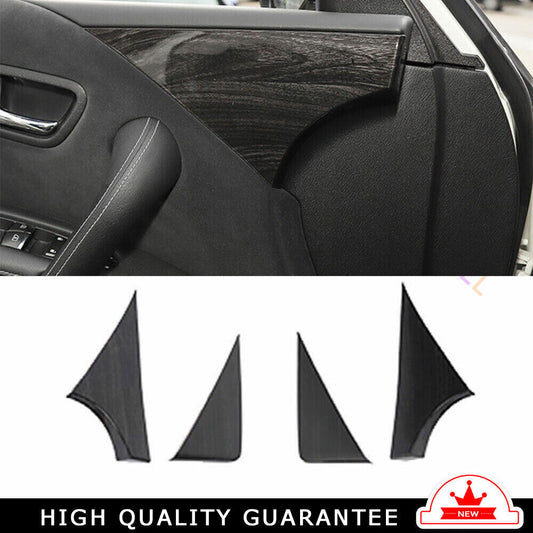 Inner Door Panel Cover Trim Inner for Nissan Armada Y62 2017-20 Black Wood Grain