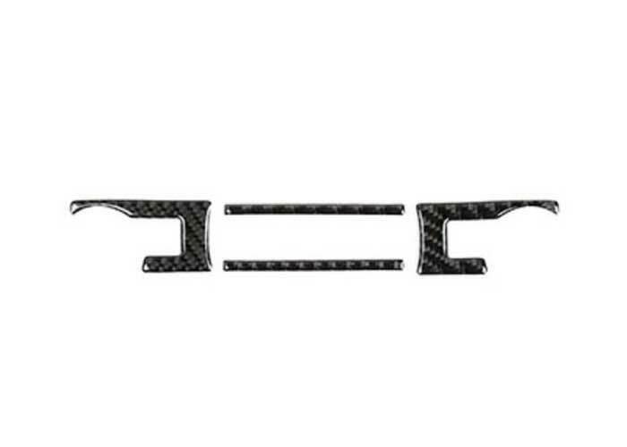 for Ford for Mustang 2015-2022 Carbon Fiber Console Volume Button Control Frame Trim
