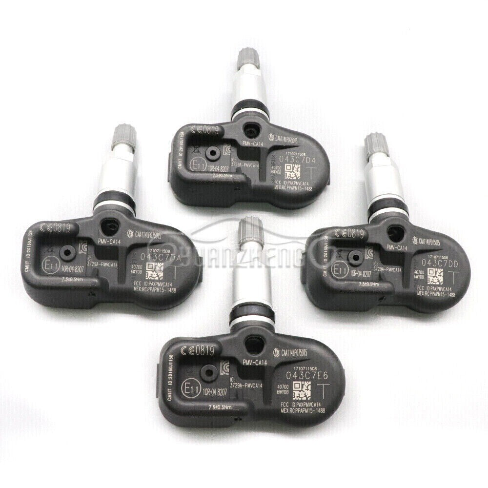 40700-EZ00A 4-pack new PMV-CA14 tire pressure sensors for Nissan TPMS.