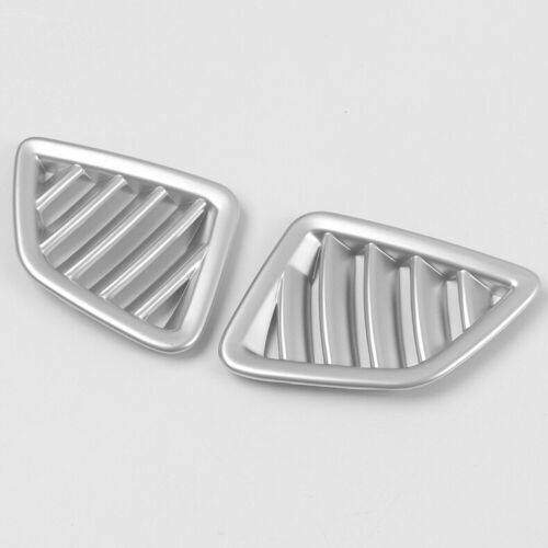 Silver Front Upper Side Air Vent Outlet Cover Trim for Kia Carnival 2022-2023ABS