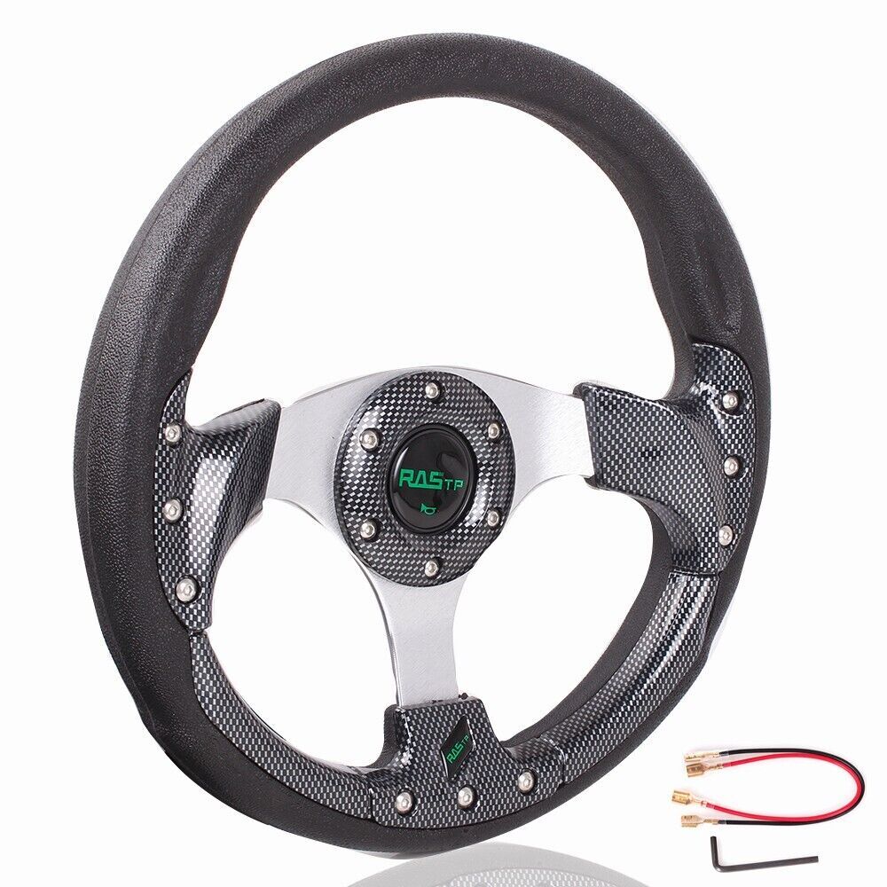 Pane 13 inch 320mm Universal Steering Wheel with Hub Adapter