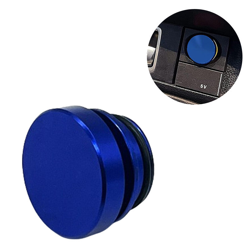 12V Car Cigarette Lighter Socket Dustproof Plug Eject Button For Most Vehicles