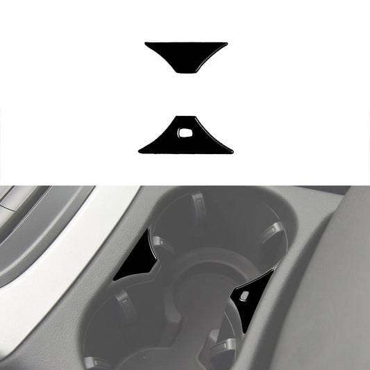 2Pcs Gloss Black Center Cup Frame Trim Cover Decoration for Audi Q5 2009-2017