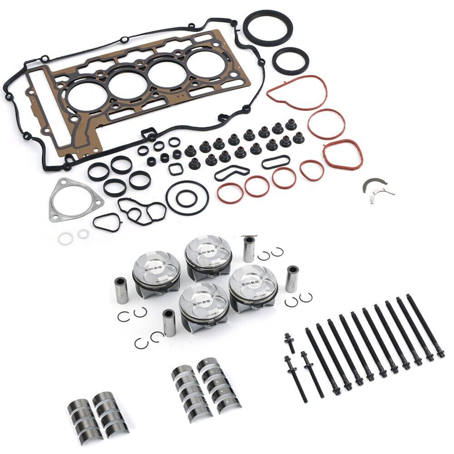 Engine Overhaul Kit Valves Fits for BMW F20 F30 for MINI Cooper S R55-R61 N13 N18 1.6T