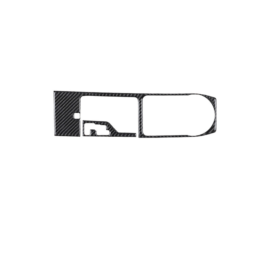 Black Gear Shift Panel Cover Sticker Carbon Fiber for Toyota Tacoma 2016-2021