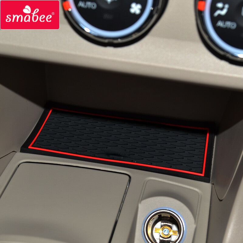 for Mitsubishi Lancer 2008-2016 Anti-Slip Gate Slot Cup Mat Accessories Non-Slip