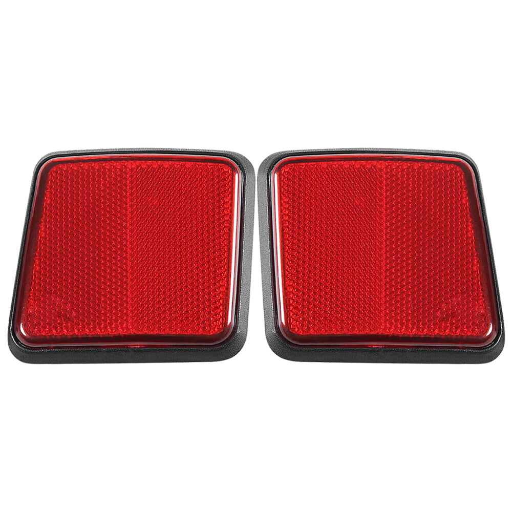 2Pcs Left Right Side Rear Bumper Reflector Panel Red For Escape 2005 2006 2007
