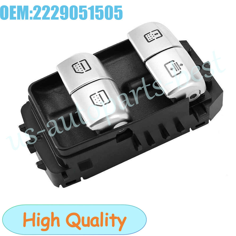 Rear Right Black Window Switch for Mercedes-Benz W222 S550 S600 AMG 2229051505
