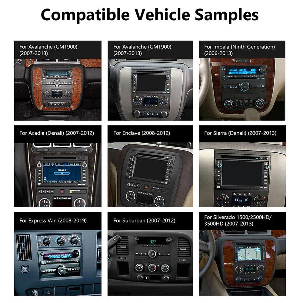 for Chevrolet Silverado 2007-2018 Android Carplay Car Stereo Radio Screen GPS BT