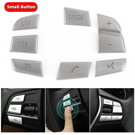 7 x steering wheel button trim, suitable for BMW X3 F25 (11-17) X4 F26 (14-17) B F1