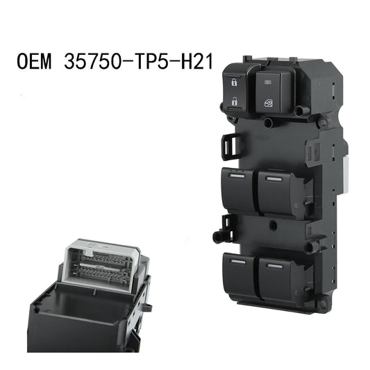for Honda Accord 2008-2012 Front Left Side Power Window Switch 35750-TP5-H21 NEW