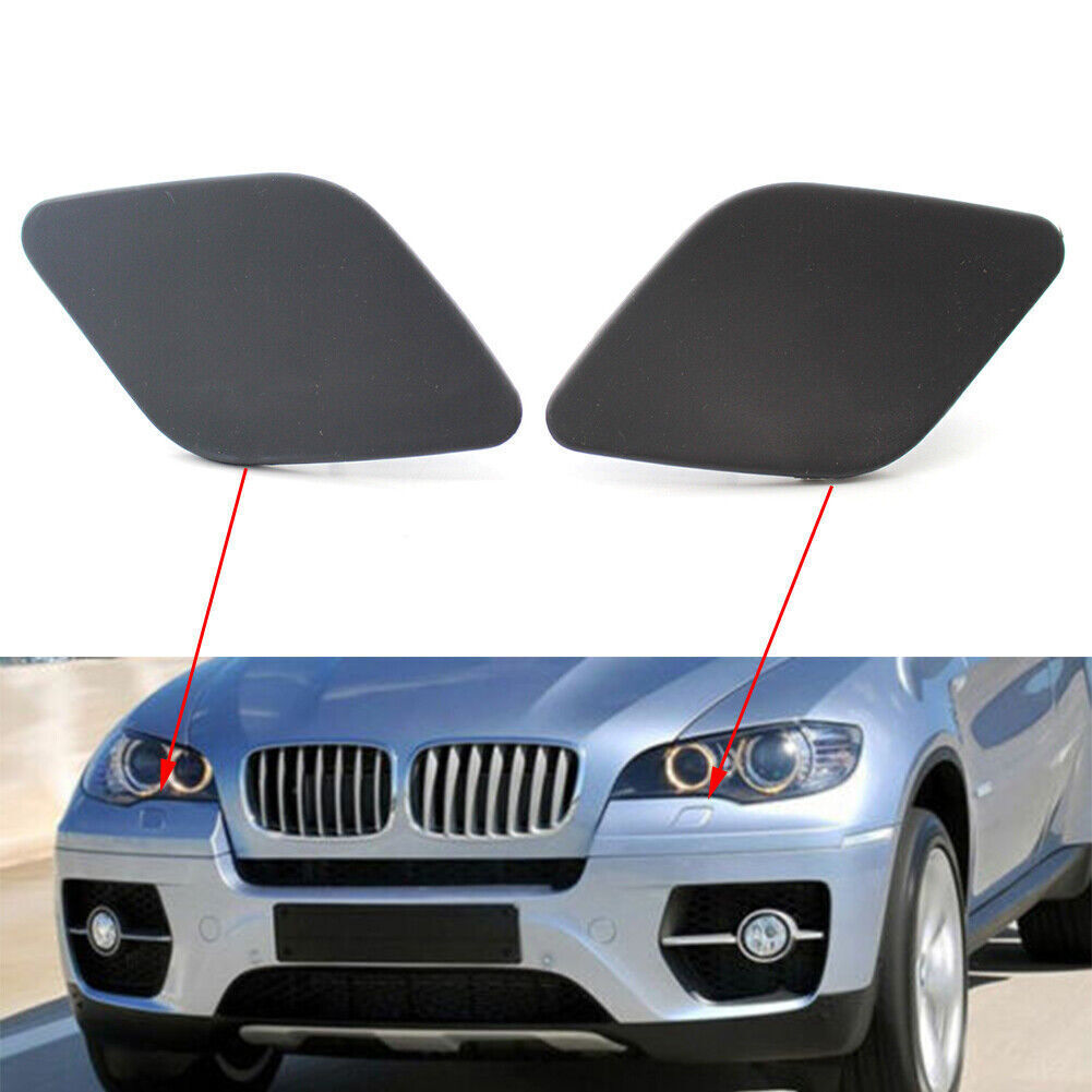 Front Headlight Headlamp Washer Nozzle Cover Fit for BMW X6 E71 2008-2014