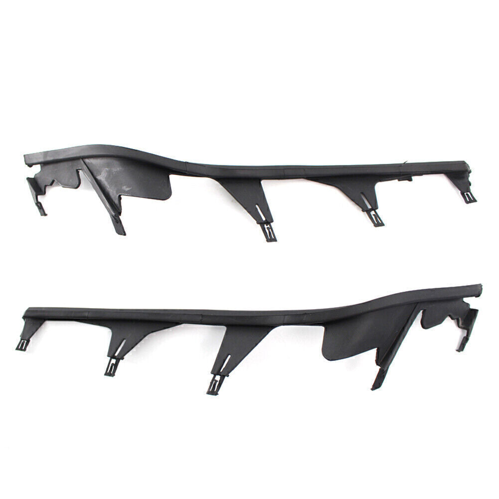 Pair Car Upper Headlight Lamp Cover Strip Trim for BMW 3 Series E46 4 Door 98-01