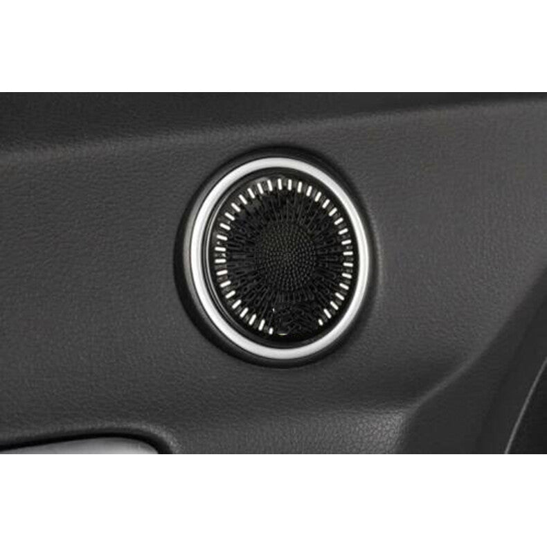 for Hyundai Sonata 2020-2023 Black Steel Front Door Speaker Horn Cover Trim 2pcs