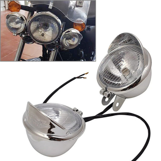 Passing Fog Lights for Kawasaki Vulcan VN 800 900 1500 1600 1700 2000 Chrome