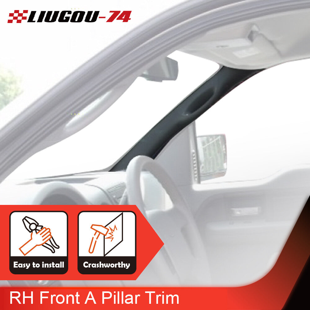 Suitable for 04-08 for Ford F-150 F-150 right-hand passenger side front A pillar trim black handle