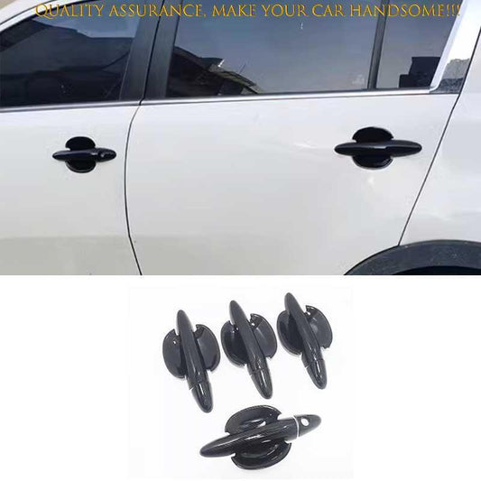 for Kia Sportage R 2011-2016 Carbon Fiber Style Side Door Handle Bowl Cover Trim