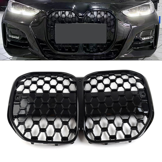 Front Bumper Center Kidney Grille Grill for BMW 4 Series G22 G23 2 Door 2021-23