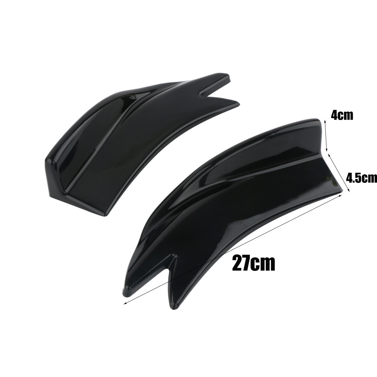 Sleek black rear bumper lip, side splitter, diffuser, boiler body kit