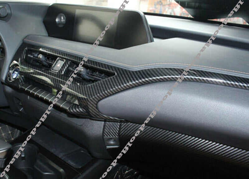 for Lexus UX 200 250h 19-2022 Carbon Fiber Central Console Dashboard Strip Trim