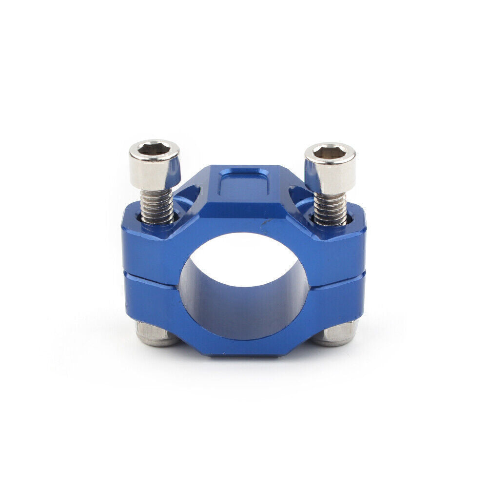 Fit Brake Clutch Perch 22mm 7/8 Handlebar CNC Rotating Bar Clamp Blue Universal