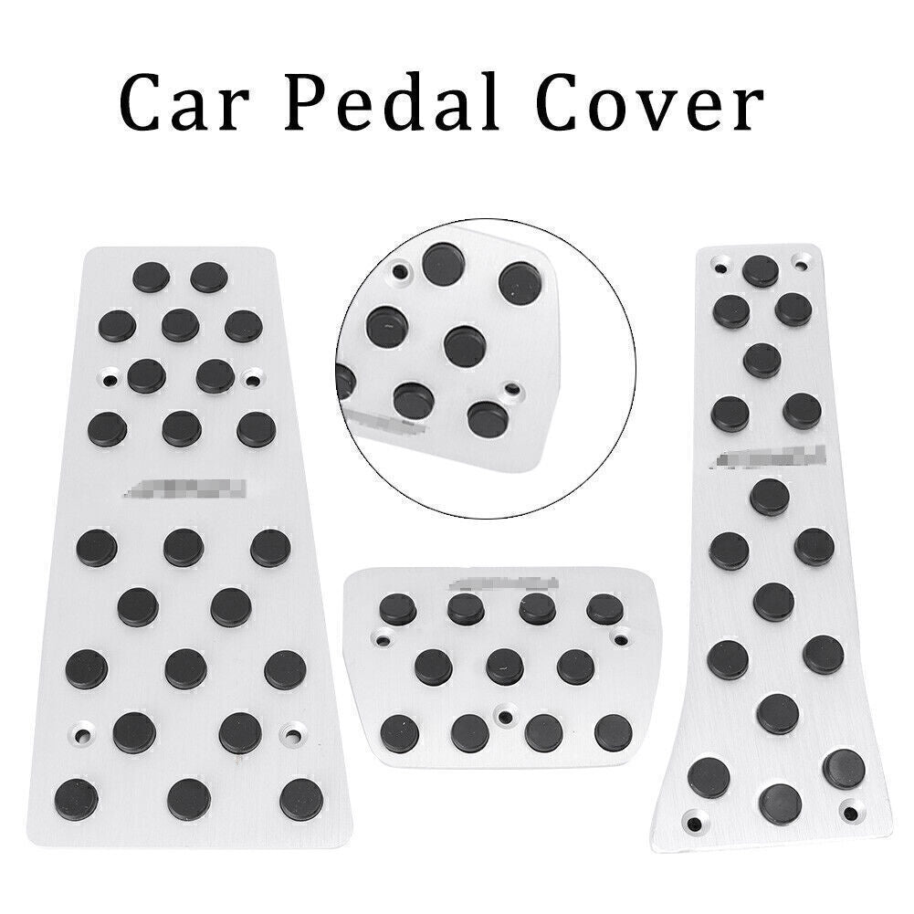Sports Fuel Brake Foot Rest Aluminum AT Pedals Pad for Mazda 6 2014-2015 3PCS