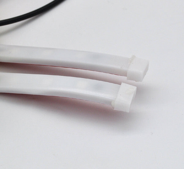 2x White+Red LED Strip Dynamic Flowing DoorCourtesy ambient Light for Mercedes