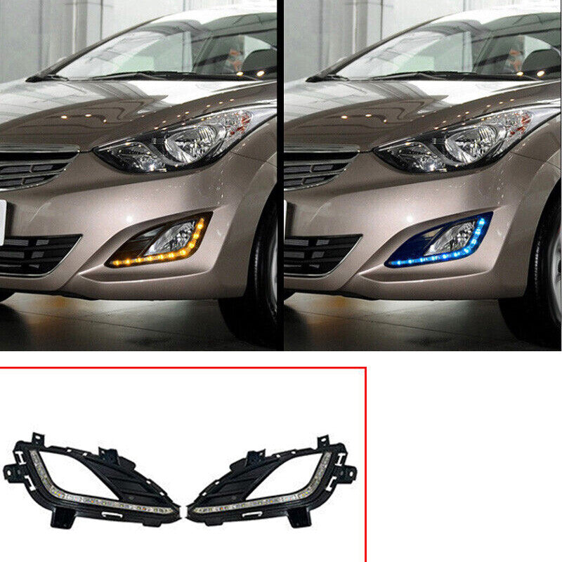 Car LED Daytime Running light DRL Fog Lamp 2PCS for Hyundai for Elantra 2011-2013