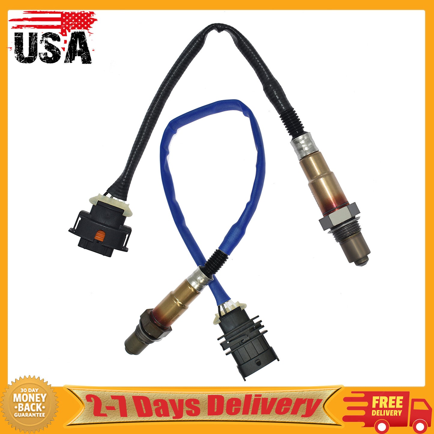 2x Oxygen Sensor UpDownstream For 2011-2015 for Chevrolet for Cruze Sonic TRAX 1.4L