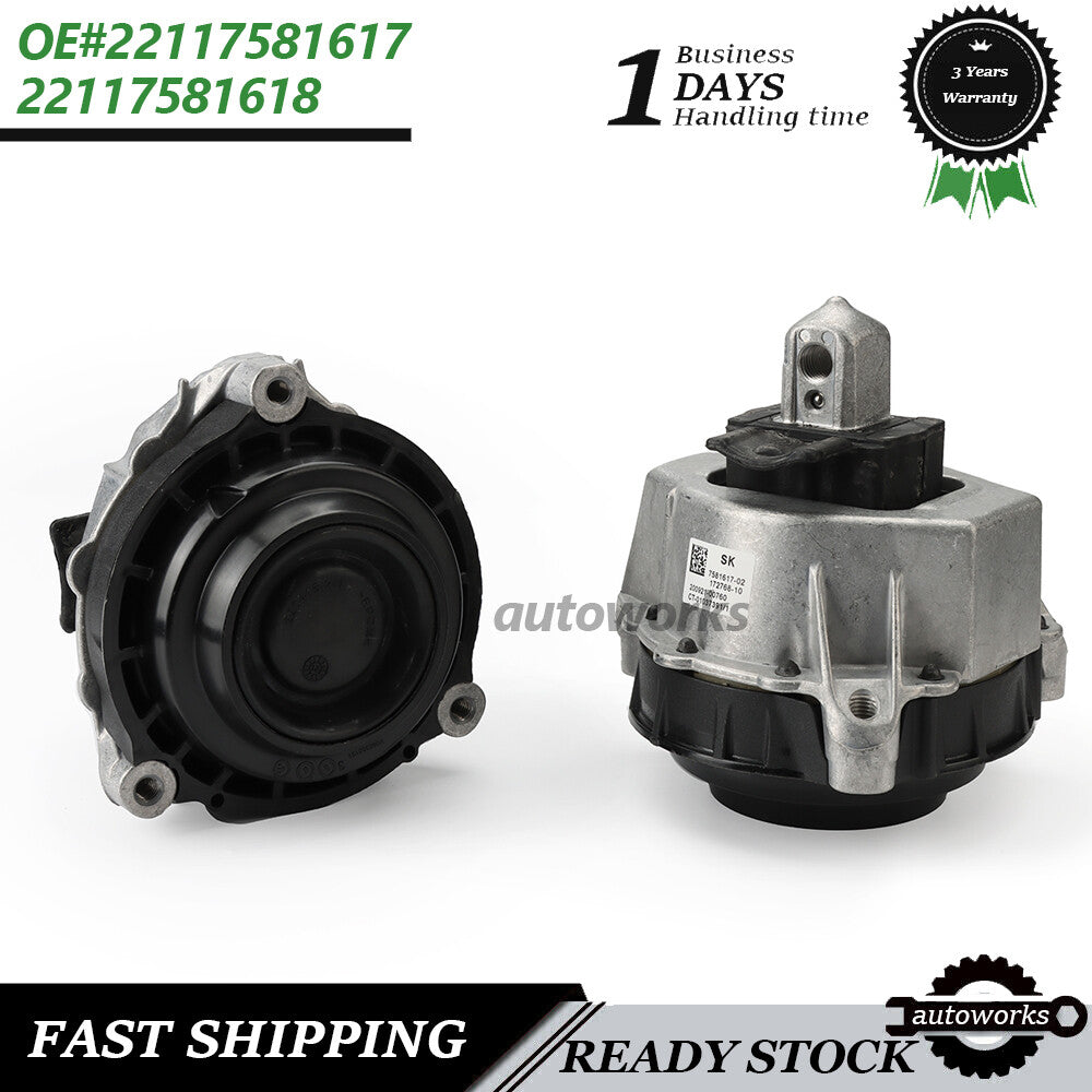 22117581617 L+R Engine Motor Mount 22117581618 for BMW Z4 230i 330i 430i 2019-23