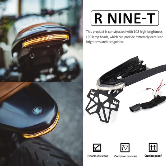 Fit for BMW R NINE T motorcycle LED license plate light turn signal tail light