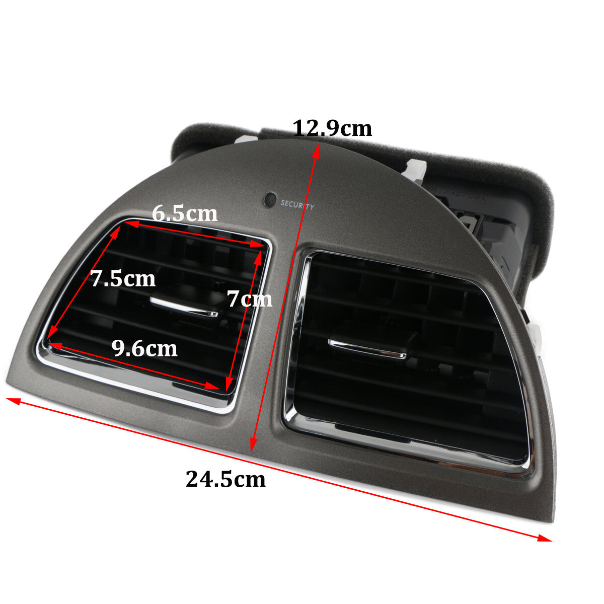 Center Dash Air Conditioning Socket Ventilation Panel with Chrome Ring for Lexus ES350 2007-2009