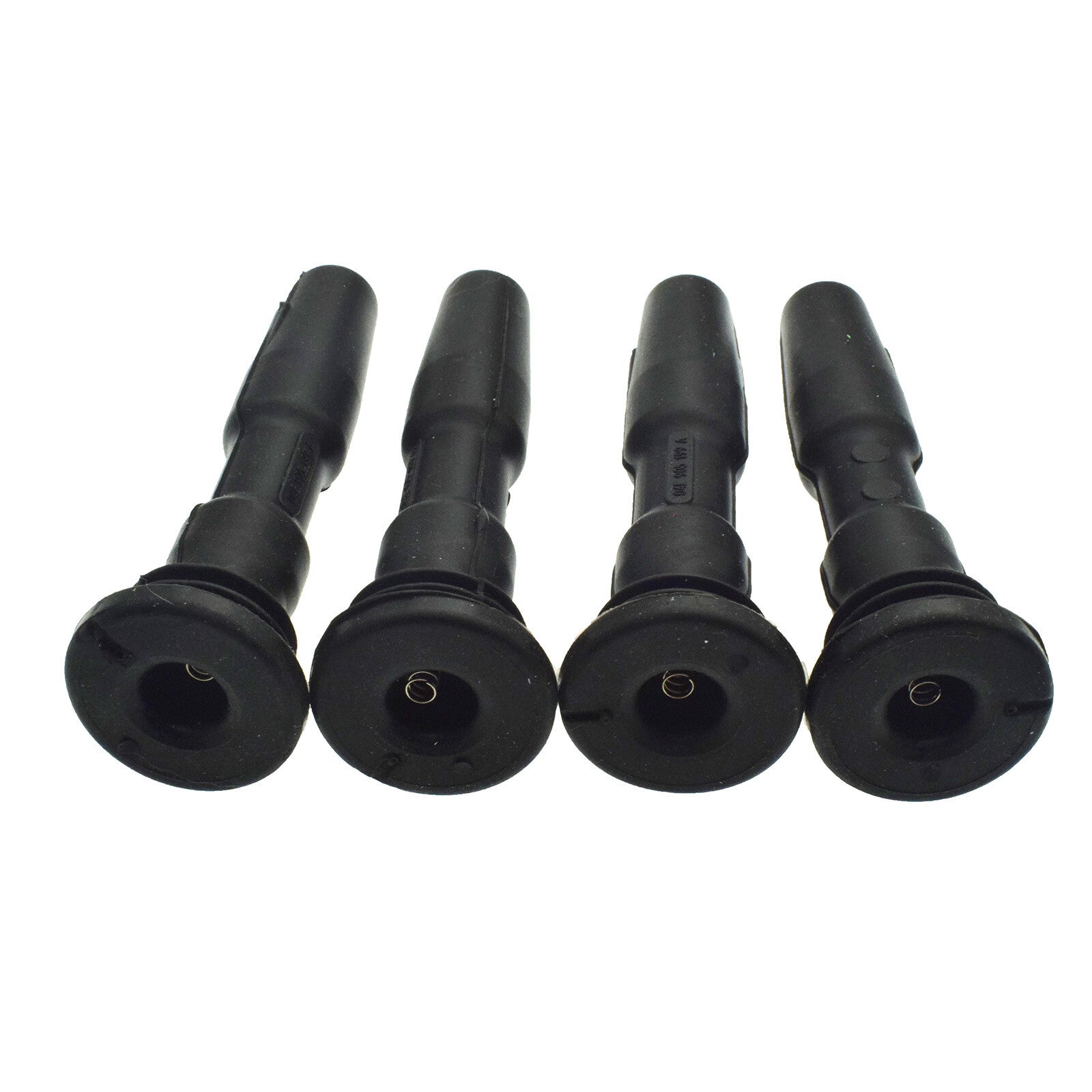 4-pack ignition coils and rubber spark plugs, 04E905199A, suitable for Audi for A4,A3, Q3, and for Volkswagen for Golf CC.