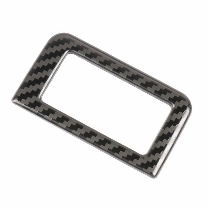 for Audi A6 A7 2019-2024 Steel Carbon Fiber Rear Door Tailgate Button Cover Trim