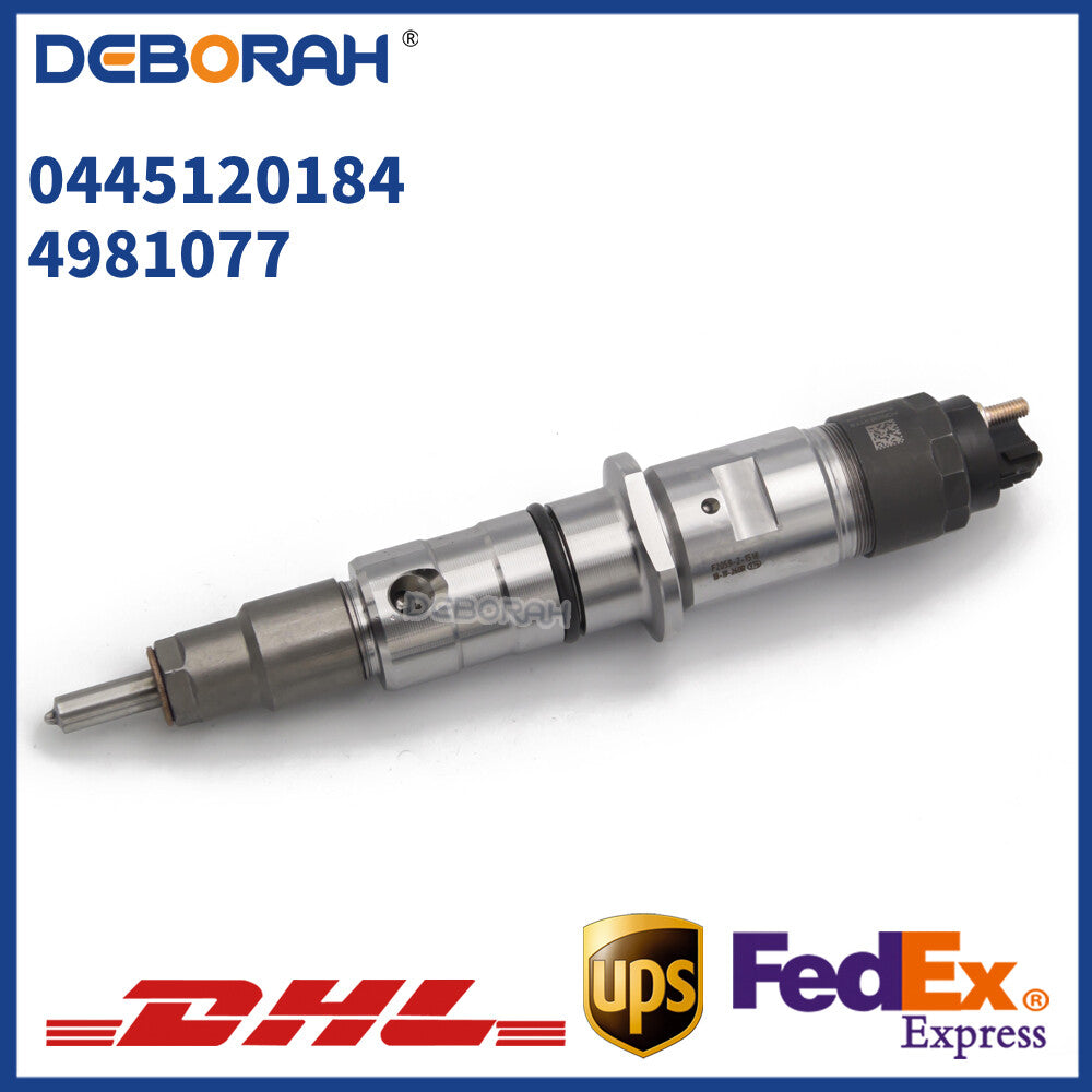 0445120184 Common Rail Diesel Fuel Injector 4981077 5253221 for
