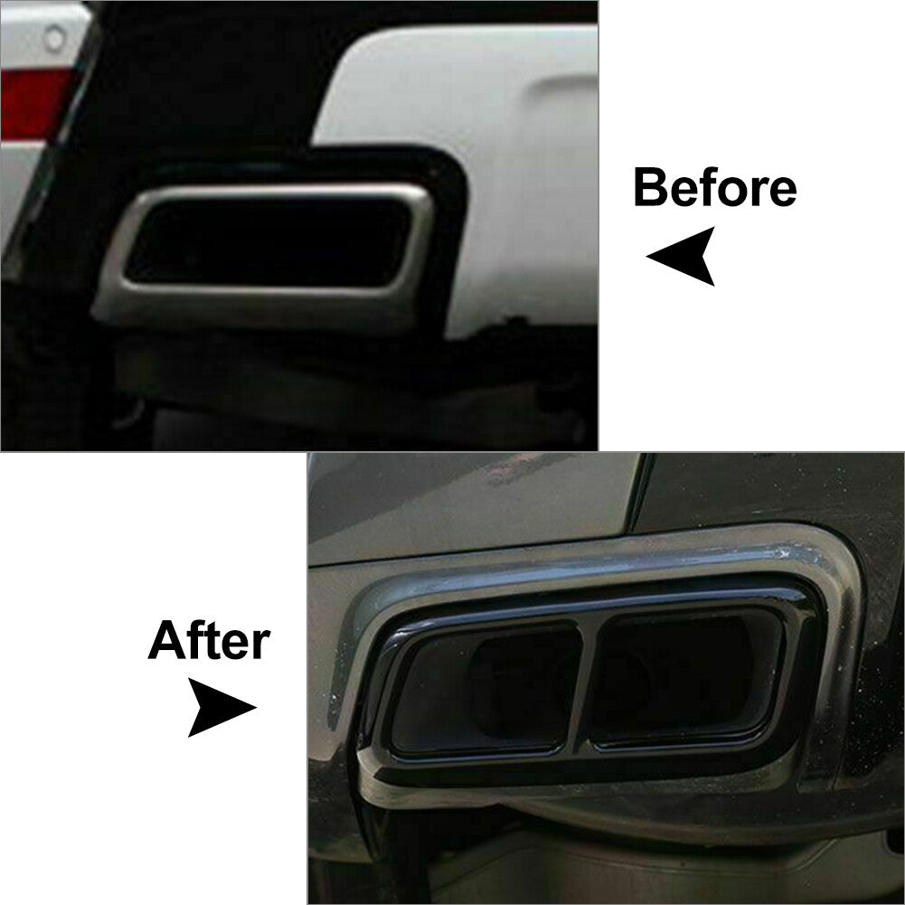 Rear Exhaust Muffler Tail Pipe Cover Trim Fit for Land Rover for Range Rover Sport 18-19